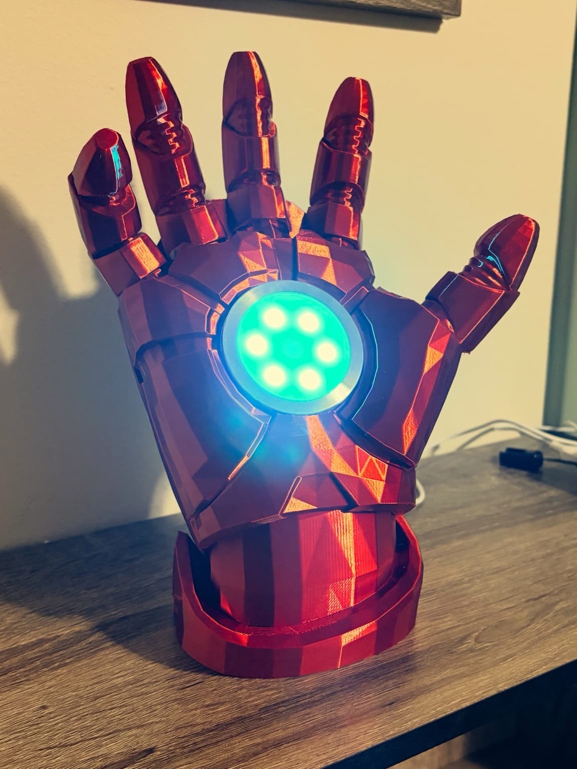 Illuminated Armored Hand